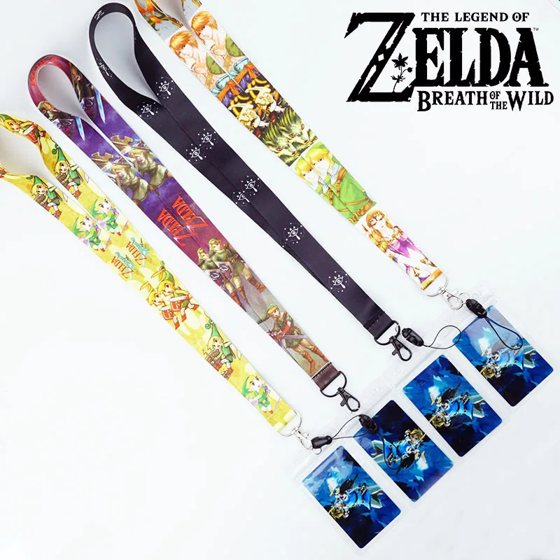 

Cartoon Game The Legend of Zelda Link Strap Lanyards for keys ID Card Mobile Phone Strap Badge Holder Rope Key Chain Gift