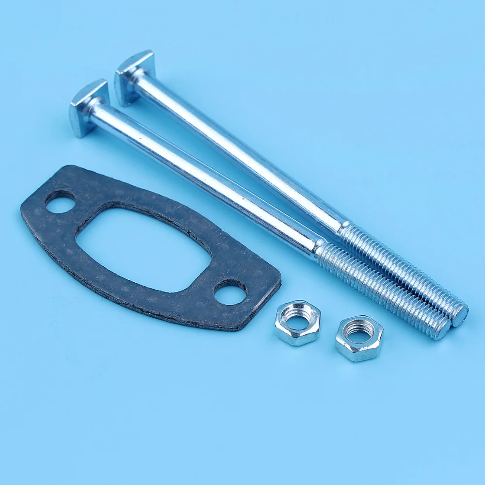 Muffler Bolts Screw & Nuts & Gasket Set For Husqvarna 50, 50 Special