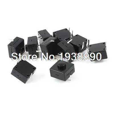 

10 Pcs 12x12x9mm 3 Pins PCB Momentary Tactile Tact Push Button Switch for Torch