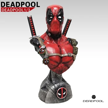

DC Comics Collectible Action Figure 1/3 33CM Deadpool Resin Statue Home Decoration Statuette Birthday Gifts For Men Kids