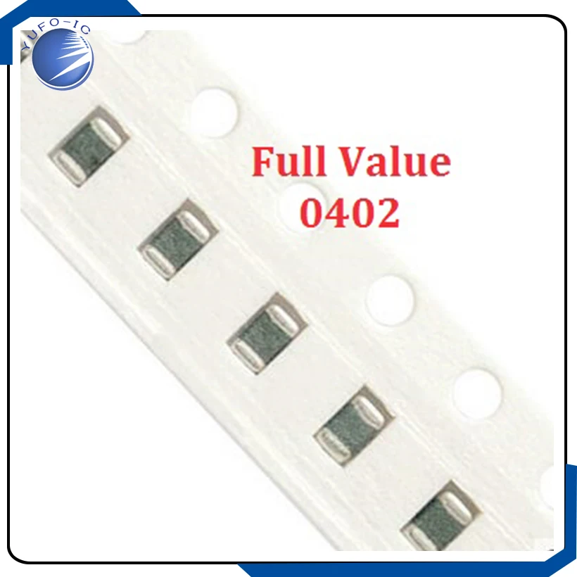 500 шт. чиповый резистор 0402 SMD полное значение 5% 0123456789R/K/M 0.7.7.4.5.6.7.8.9 R K M 0 1 2 3 4 5 6 7 8 9 Ом