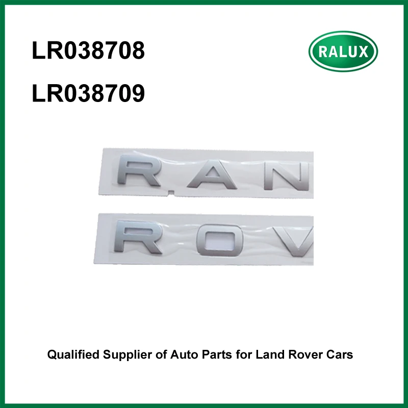 

LR038708 LR038709 new auto rear name plate for Range Rover Sport 13- auto brand letter sticker high quality aftermarket parts