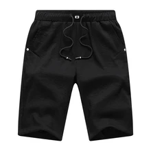 Летние новые мужские хлопчатобумажные шорты Homme пляжные шорты Drawstri для мужчин s Slim Fit Bermuda Masculina Joggers мужские шорты больших размеров 4XL