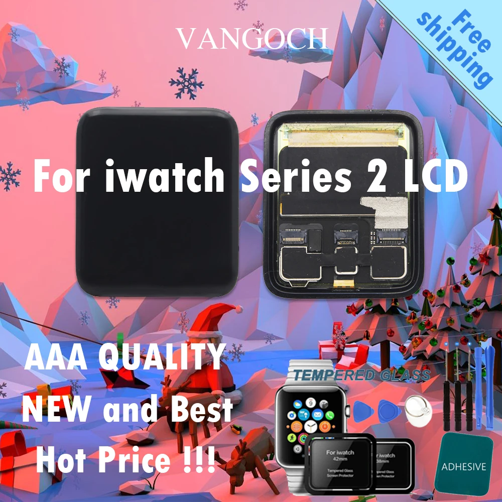 

AAA Sport/Sapphire For Apple Watch LCD Display Touch Screen Assembly For Apple Watch Series 2 LCD 38mm/42mm Pantalla Replacement