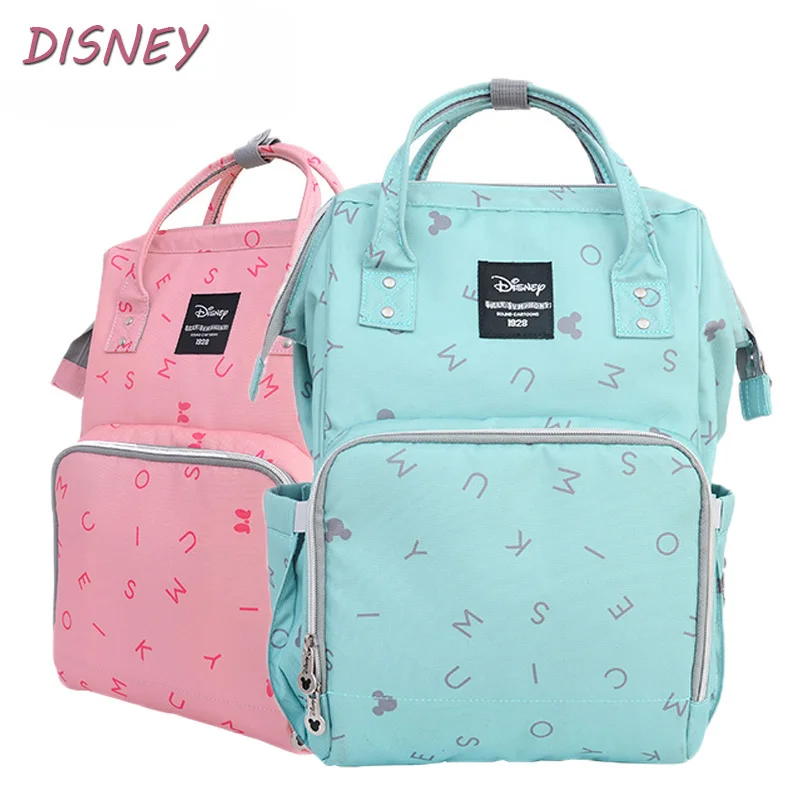 

DISNEY Bag Backpack For Mom Large Capacity Mickey Bag for Baby Organizer torba do wozka disney mujer