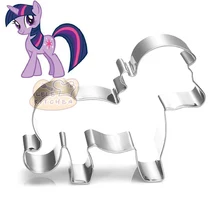 10 шт конек из металла формочка для печенья карамельный торт форма для Выпечки Кондитерская Гато Печенье Кондитерские изделия инструменты украшения для капкейков