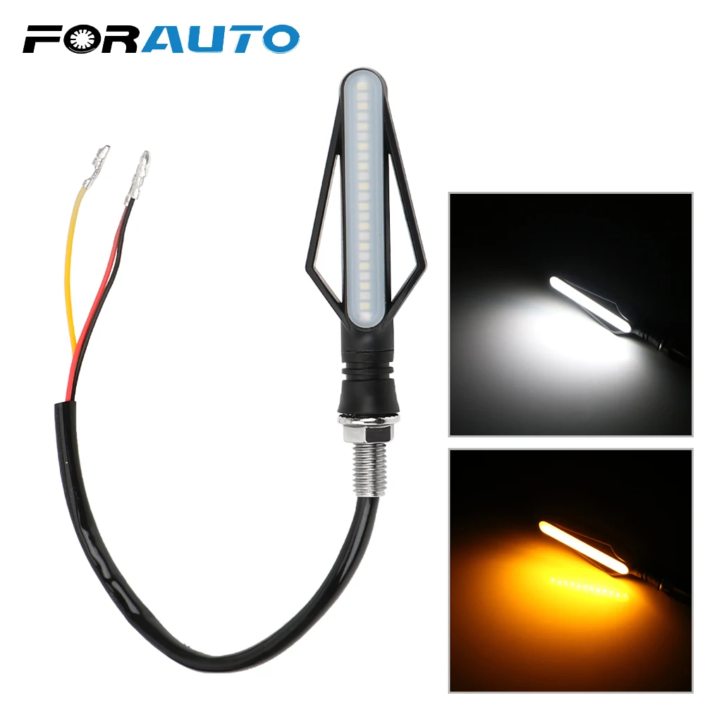 

1 Piece 24 LED Motorbike Indicator Blinker Fog Light Motorcycle Turn Signal Lights Moto Tail Brake Lights Signal Lamp for Harley