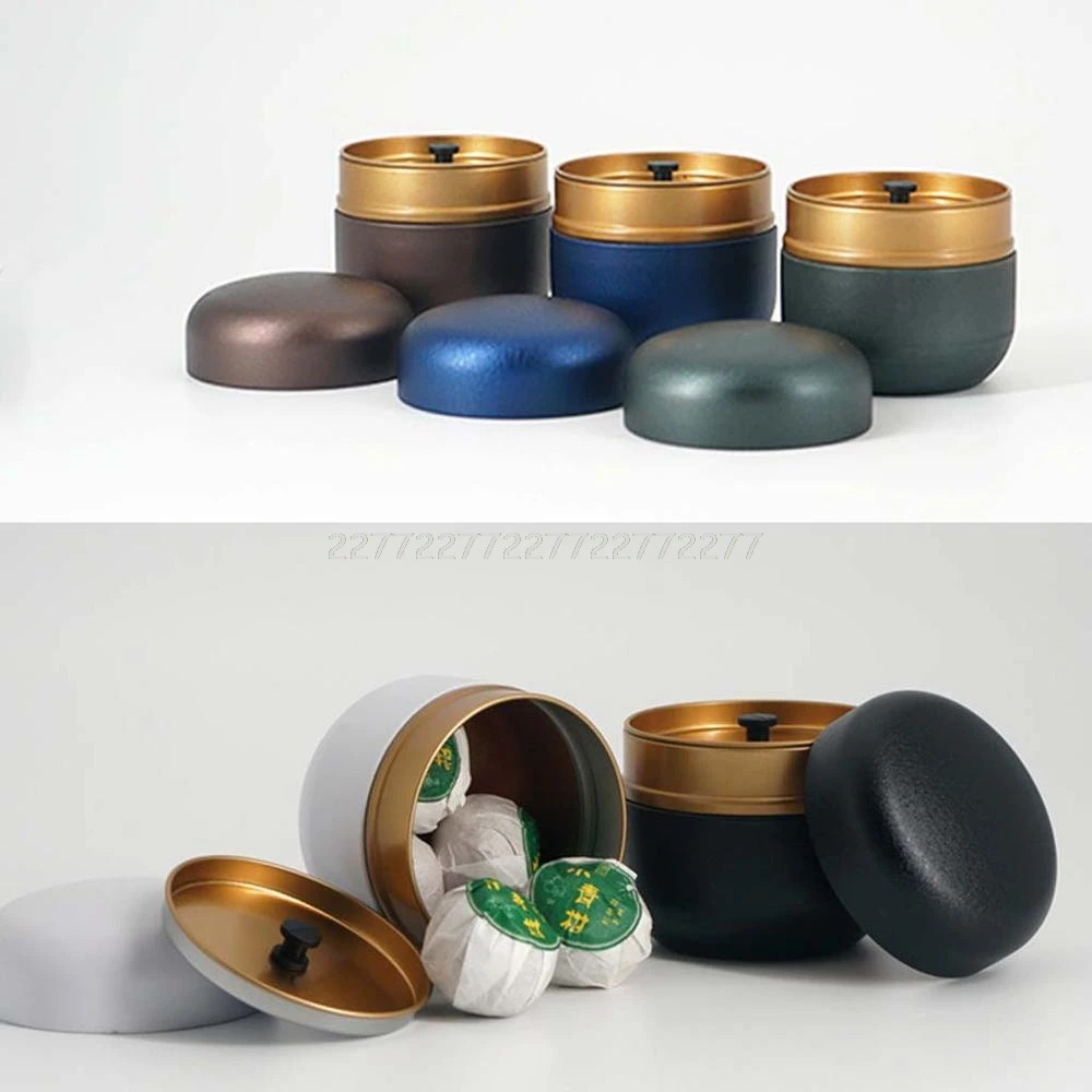 

Mini Tin Tea Coffee Suger Candy Storage Box Jar Coins Holder Metal Case Wedding Favor Organizer Container Je13 19 Dropship