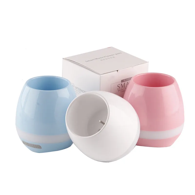 bluetooth speaker Touch Play Piano smart speakers Waterproof Wireless smart speakers  Flower Pot  (22)