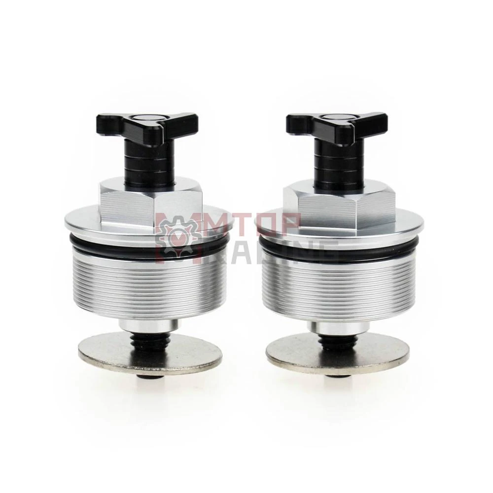 Preload Fork Cap For Suzuki RGV250 VJ21 1989-1991 41mm Tri Adjustable Fork Bolts Preload Fork Cap For Suzuki RGV250 VJ21 1989-1991 41mm Tri Adjustable Fork Bolts