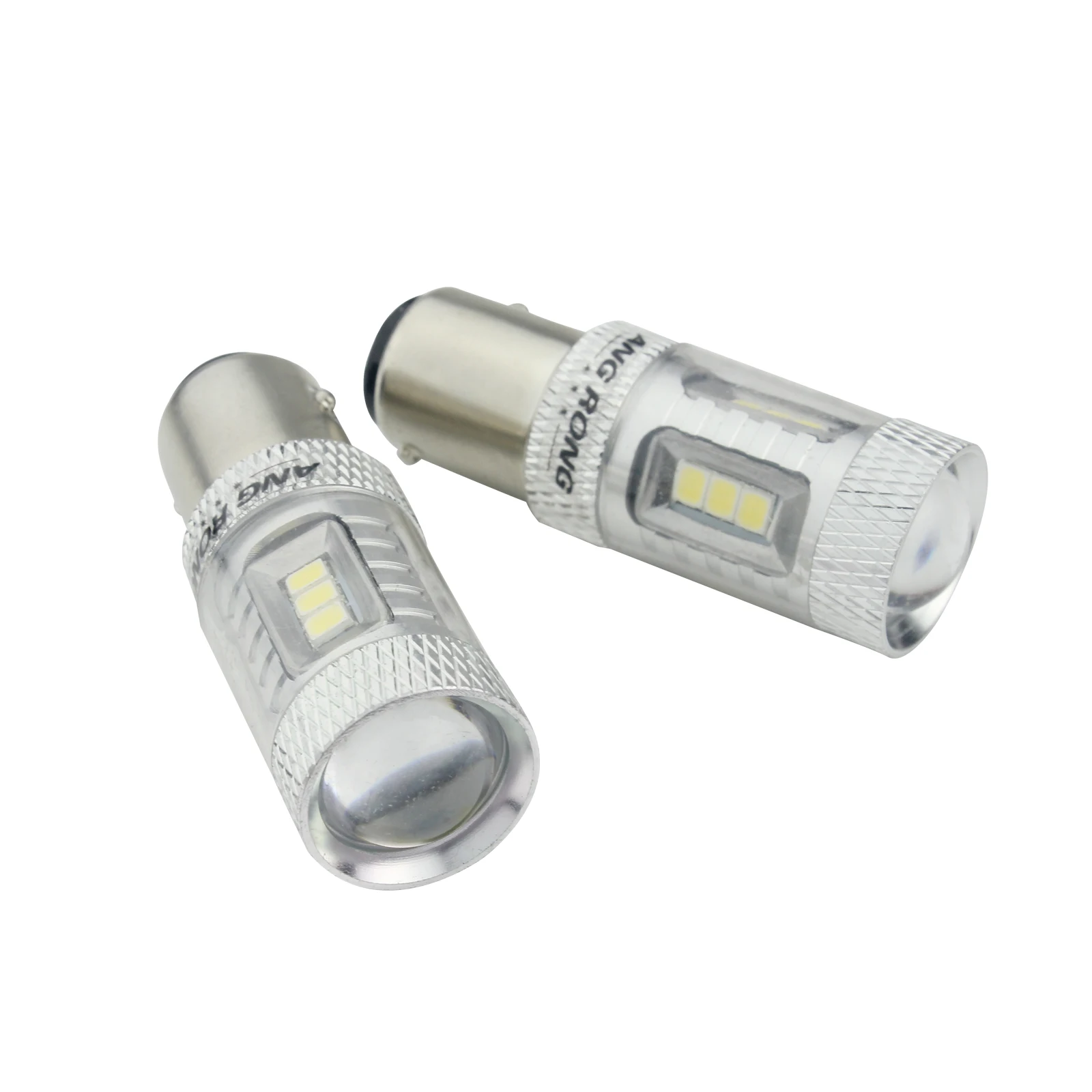 ANGRONG 2x1157 BAY15D P21/5 W 380 SAMSUNG LED две нити белые стоп задние лампочки|Сигнальная лампа| |