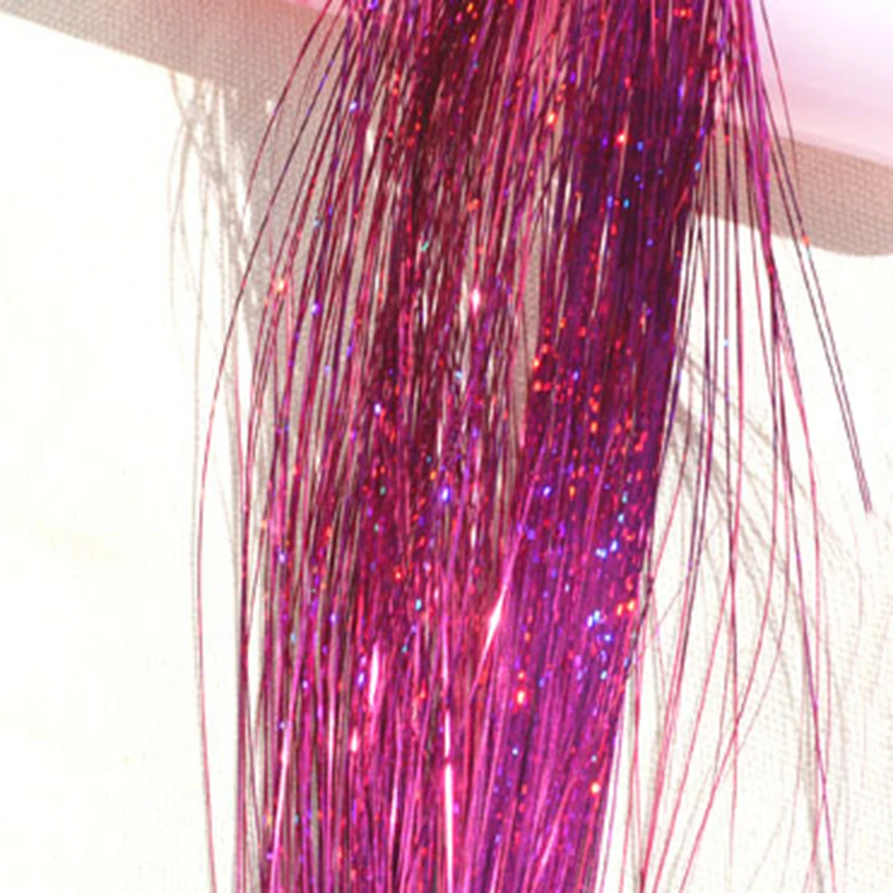 1/2 сумки модные сексуальные 8 Цветов Блестки для волос сверкающая блестка для наращивания подчеркивает накладные пряди волос вечерние аксессуары инструменты - Цвет: 07