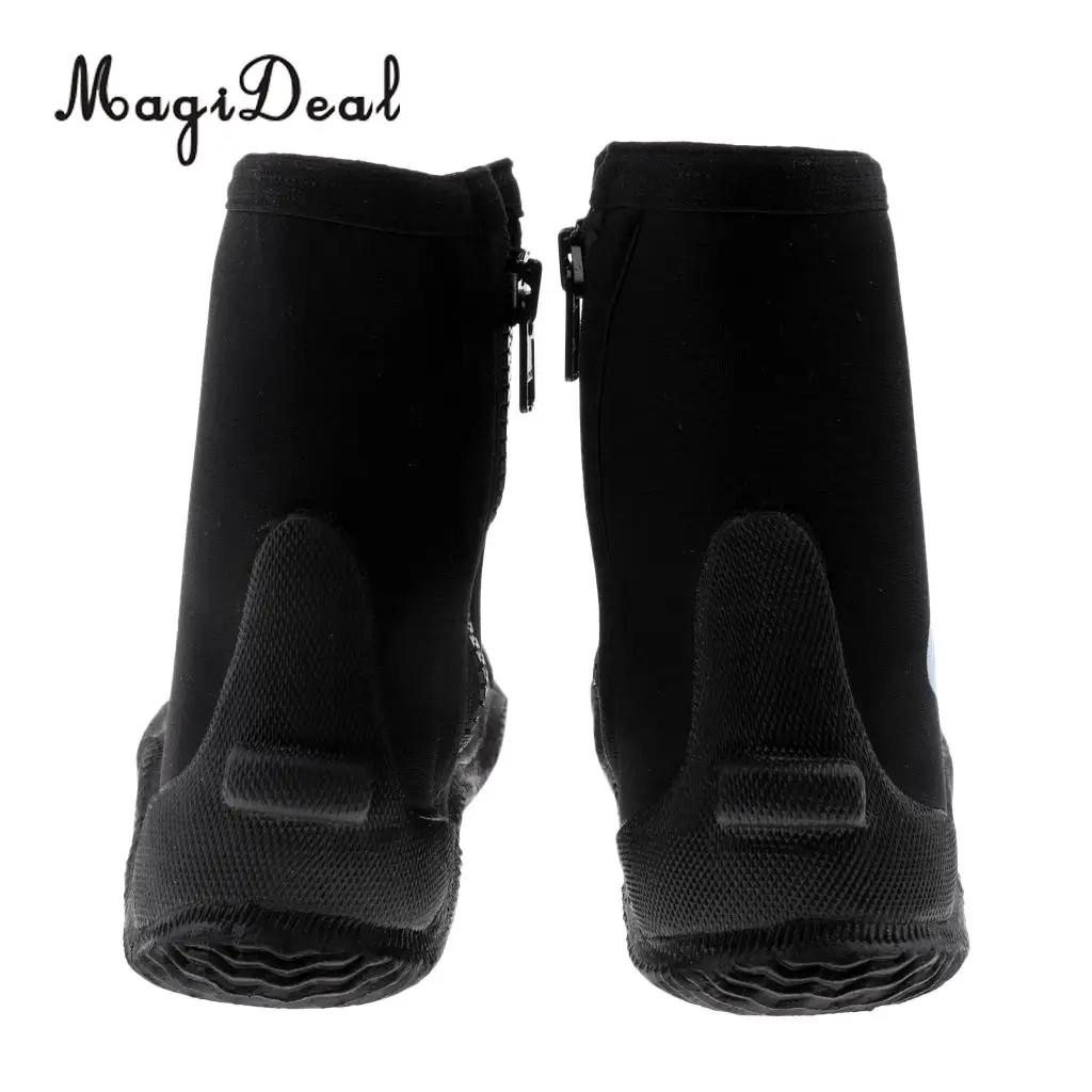 MagiDeal Professional 5mm Neoprene Wetsuit Shoes Beach Antiskid Scuba Diving Boots Snorkeling Jetski Kayak Fishing Swim Fins