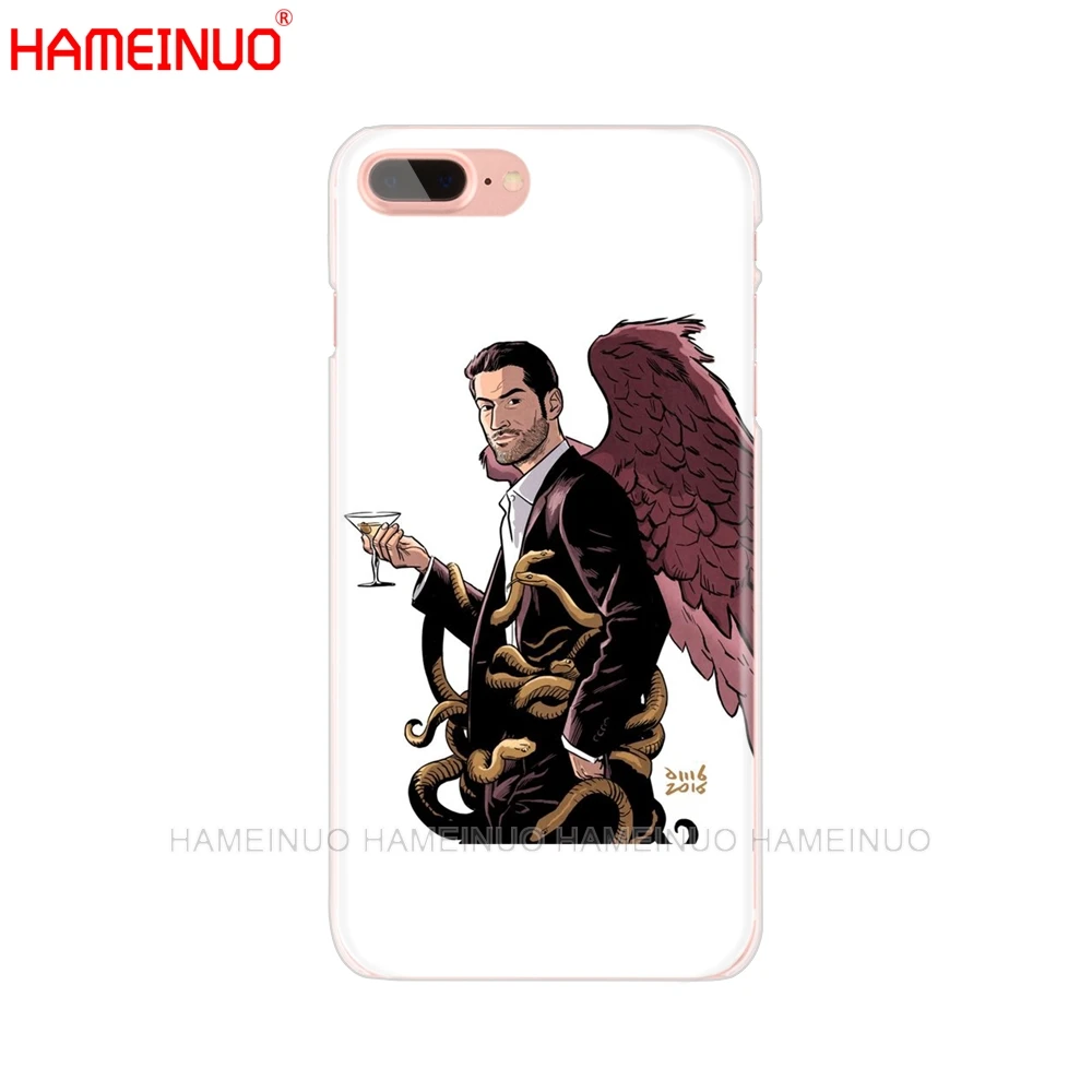 HAMEINUO lucifer tv show Чехол для мобильного телефона iphone X 8 7 6 4 4s 5 5s SE 5c 6s plus|Бамперы| |
