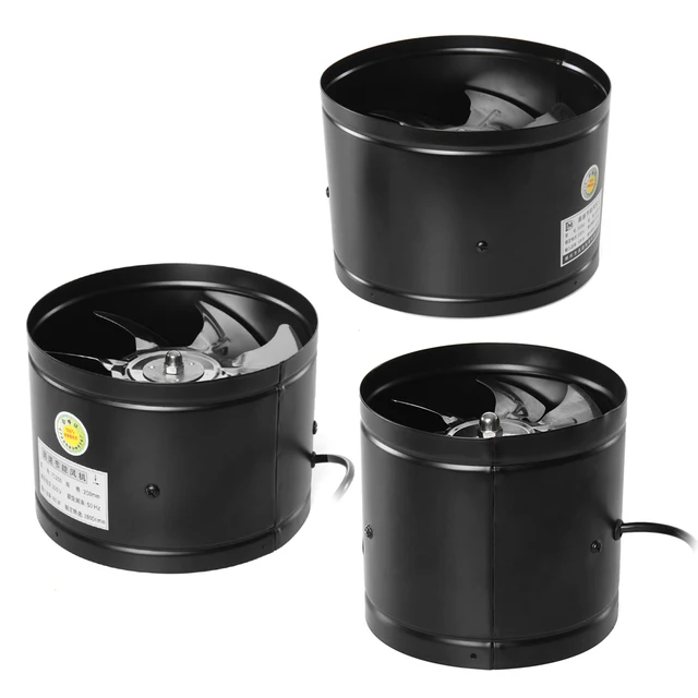 6-10” Hydroponic Inline Duct Booster Exhaust Fan Ventilation Extractor Bathroom Environmental Controls HVAC Systems & Parts