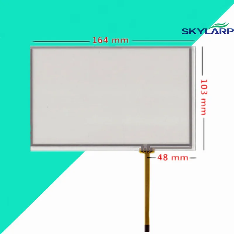 

Skylarpu 7 inch 4 wire 164mm*103mm Resistive Touch Screen Digitizer for Car navigation DVD tablet PC AT070TN83 V.1 AT070TN84