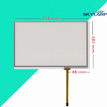 

Skylarpu 7 inch 4 wire 164mm*103mm Resistive Touch Screen Digitizer for Car navigation DVD tablet PC AT070TN83 V.1 AT070TN84