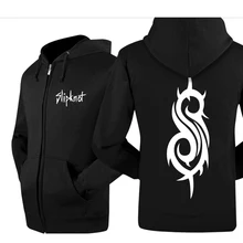 2016 Fashion Hoodies Mens O-neck Cotton Tracksuit Sweatshirt Men Casual Zipper Hip Hop Slipknot Streetwear Hoodie Jacket XXL 3XL