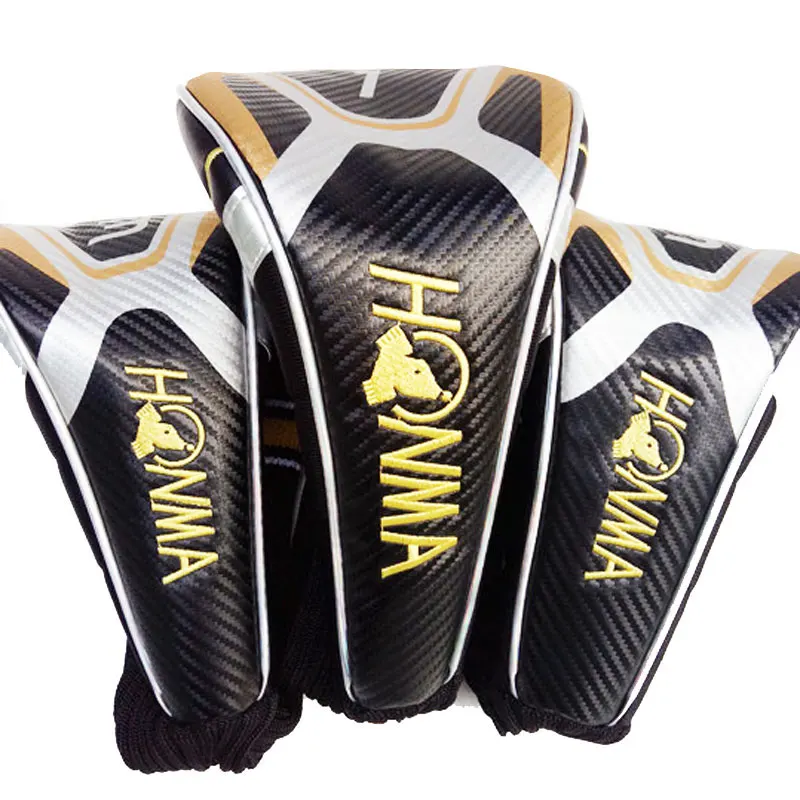 أداة لعب الجولف غطاء رأس هونما الجولف وودز غطاء PU الغولف غطاء الرأس الغبار يغطي أداة لعب الجولف غطاء رأس هونما الجولف وودز غطاء PU الغولف غطاء الرأس الغبار يغطي