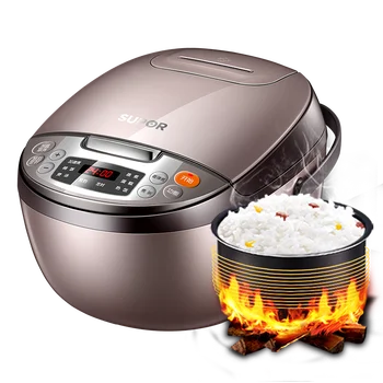

Smart Rice Cooker Multi-functional Cooking Family Appointment Timing Temperature Sensing System Removable Inner Cover