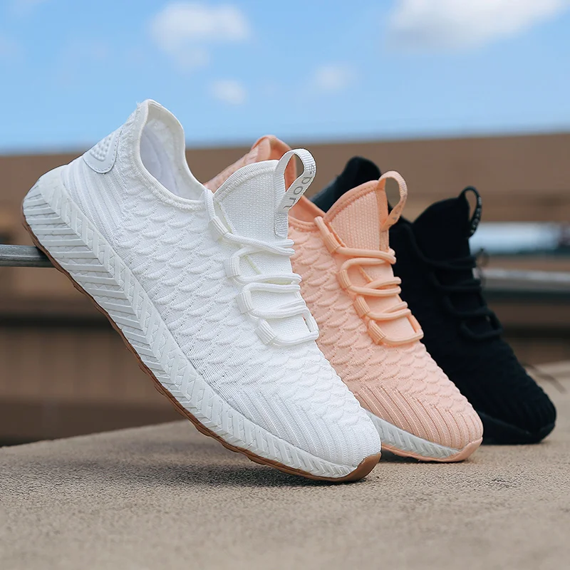 Running Shoes for Man&women Breathable Mesh Lightweight Four Season Outdoor Sports Shoes Fashion Comfortable Zapatos Deportivos