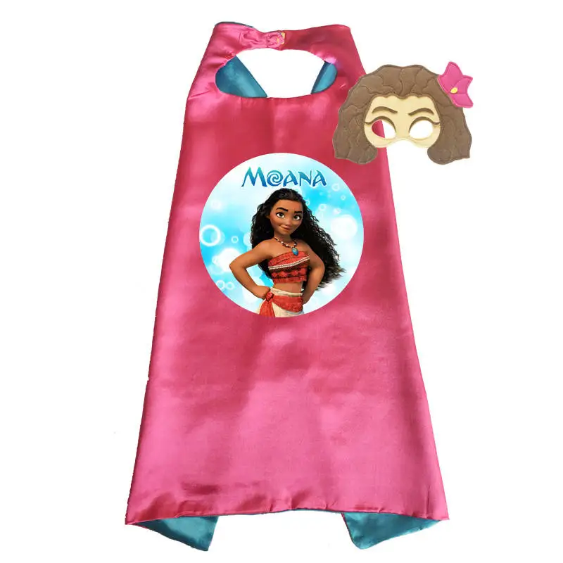

Moana Costume Girls Cape and Mask Set Costume kids birthday Halloween Gift