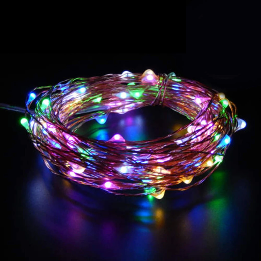 

10m USB Twinkle Lights Copper Wire LED String Lights Decor Lights 4 Colors