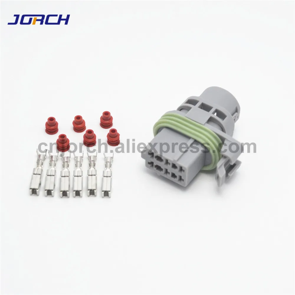 5 sets FCI 6 pin car electrical plug auto connector 3mm Female housing ...