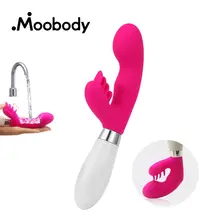 36 Speeds G-Spot & Clitoris Vibrator Silicone Massager Double Motor Waterproof Oral Clit Vibrator Intimate Sex Toys For Women