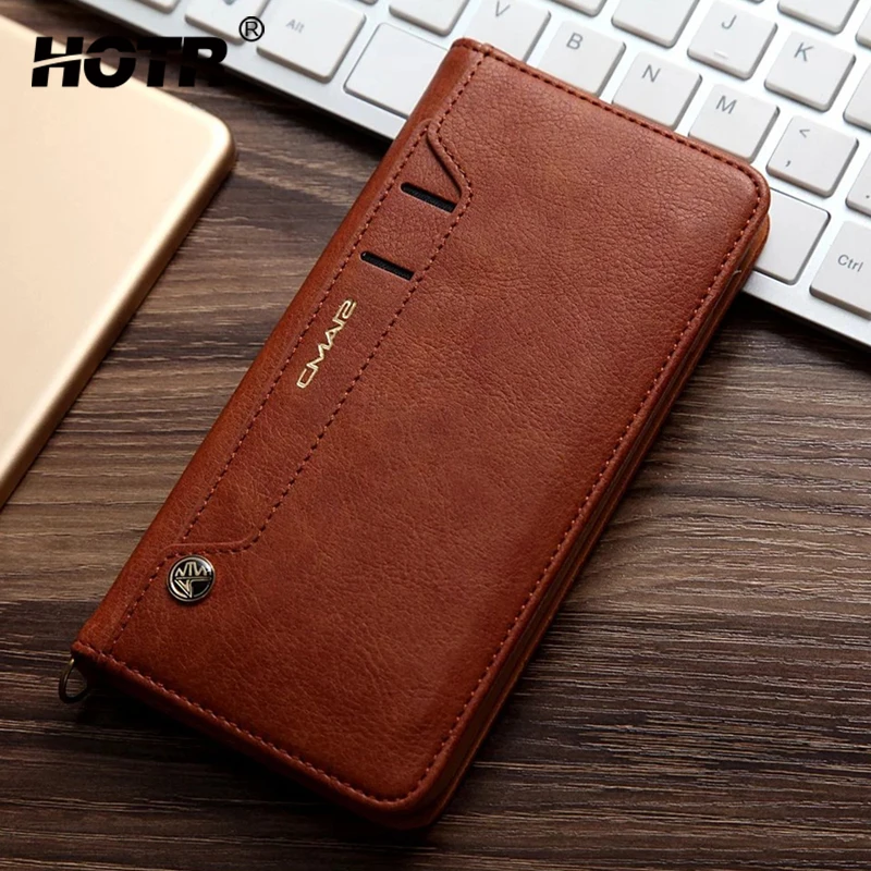 For iphone 7 Case Luxury Stand Flip Wallet Leather Case
