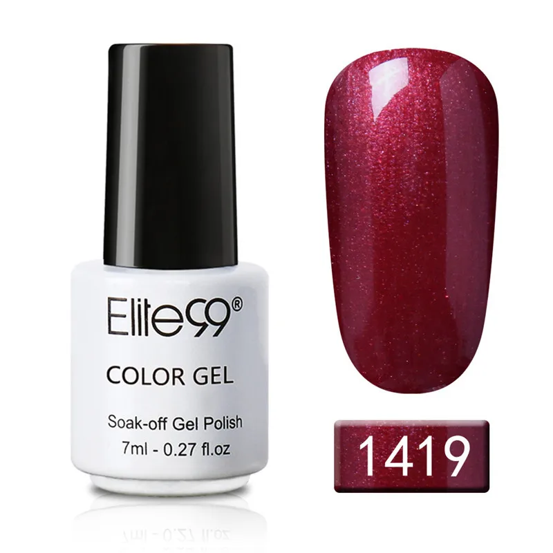 Elite99 7 мл Гель-лак для ногтей 58 цветов УФ-лак для Ногтей Стойкий лак для ногтей лучшие гели для дизайна ногтей - Цвет: 1419