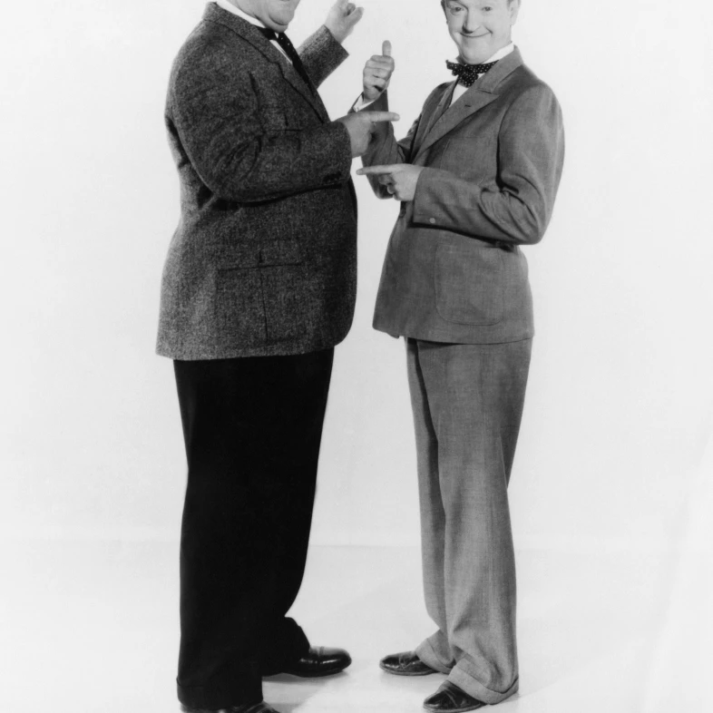 Oliver Hardy Stan Laurel Ca. Early 1930S Photo Print (16 x 20)