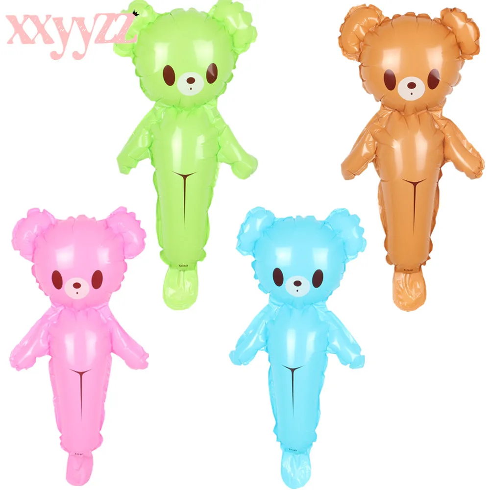 

XXYYZZ Dance Mini Bear Balloon Foil Balloons Birthday Wedding Party Decoration Supplies Kids Baby Shower Toy Gift