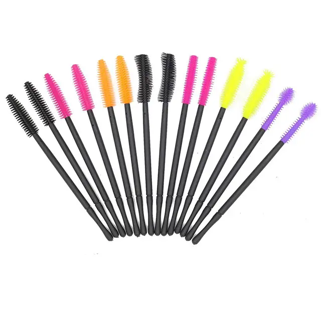 Best Offers 50Pcs Hot Sale Makeup Brush Tool Eyebrow Brush Powder Double Women Accessories Makeup Lash Extension Eyelash Comb Best Offers 50Pcs Hot Sale Makeup Brush Tool Eyebrow Brush Powder Double Women Accessories Makeup Lash Extension Eyelash Comb