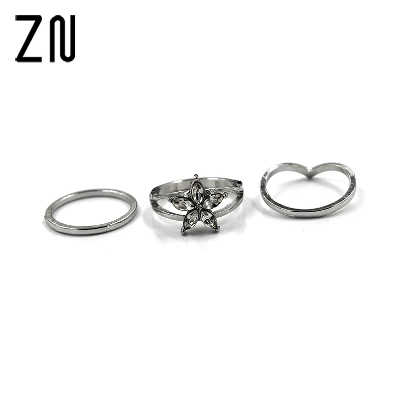 

3 Pcs/set Retro Bohemia Foot Rings Female Carved Flower Silver Color Toe Rings Women Boho Beach Jewelry