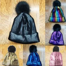 Шапка femme hiver в тонкую полоску, вязаная шапка, теплая Модная шапка, зимние шапки для женщин, gorros mujer invierno bonnet femme