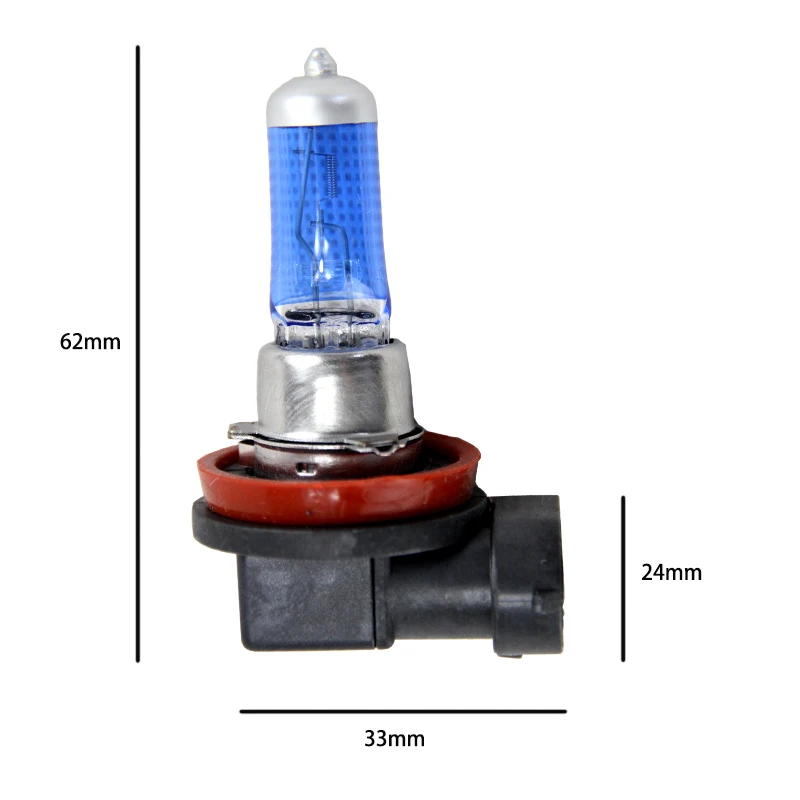 ; 1 пара; H8 35 W 12 V светодиодные лампы фар синий Стекло Замена автомобиль галогенная лампа противотуманных фар передняя фара