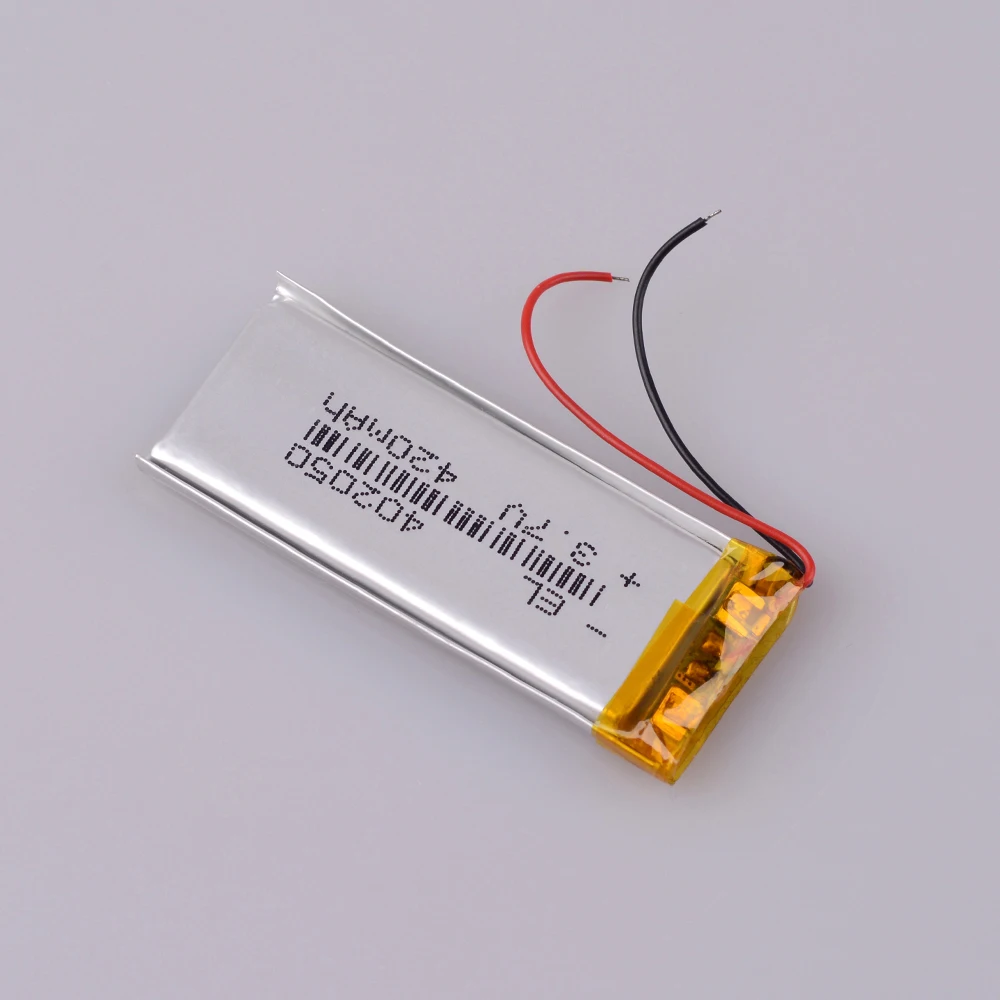 Литий полимерный аккумулятор 3 7 V 402050 042050 Замена 382250P Taipower MP3 X19 500mAh Китайский