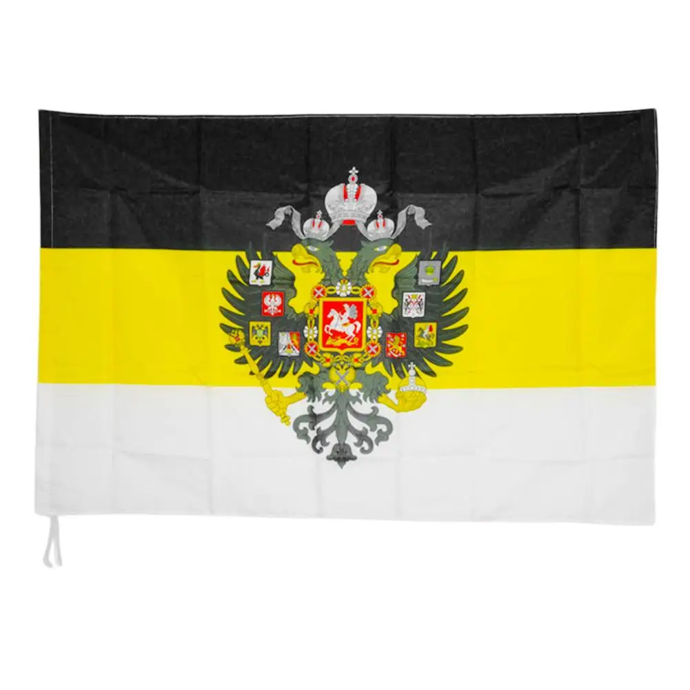 Имперский флаг Российской империи орлиные головы флаг Бога 3x5 футов 135X90 см Баннер летающие флаги