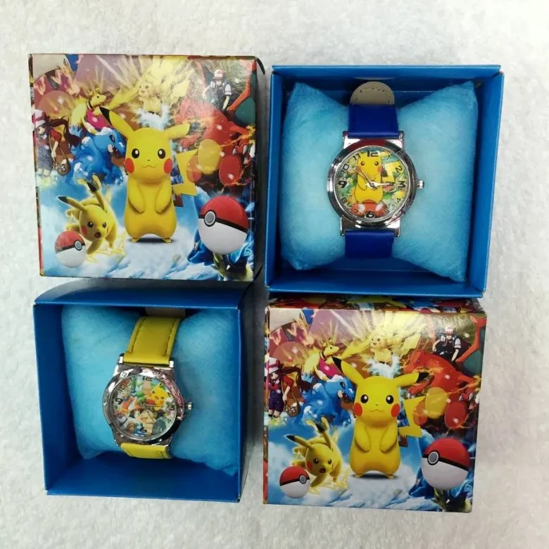 

[TOOL] 2017 New Cute Japanese Anime Cartoon Pikachu Pokemon Watch for Children With Gift Box For Birthday #0002