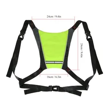 Велоспорт велосипед светодиодный Беспроводной безопасности Поворотная сигнальная лампа жилет для верховой езды ночью направляющей