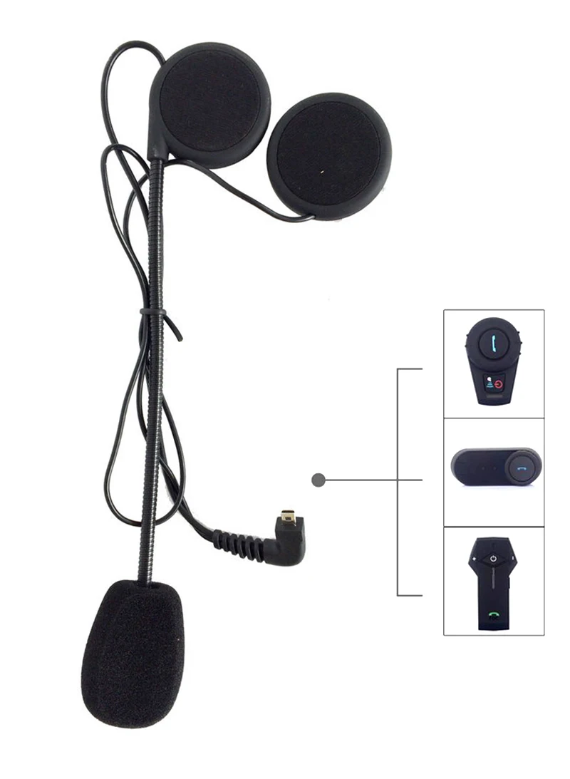 Жесткий микрофон для мотоциклетного шлема домофон TCOM-SC FDC-VB Коло шлем Bluetooth гарнитура наушники микрофон Freedconn M1