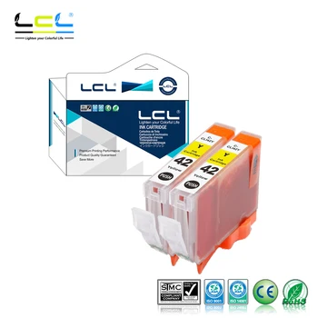 

LCL CLI42 CLI-42Y CLI-42 CLI 42 (2-Pack Yellow) Toner Cartridge Compatible for Canon PIXMA Pro-100/Pro-100S