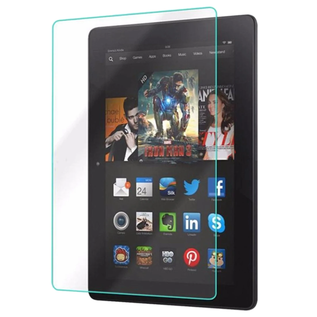 New 9H PREMIUM Tempered Glass Screen Protector for Amazon Kindle Fire