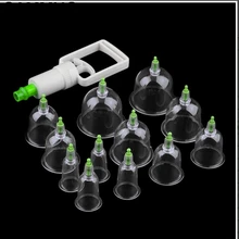 12 шт./компл. Медицинский Вакуумный баночный массаж Тела Всасывания Прибор терапией релаксации тела здоровый здравоохранения