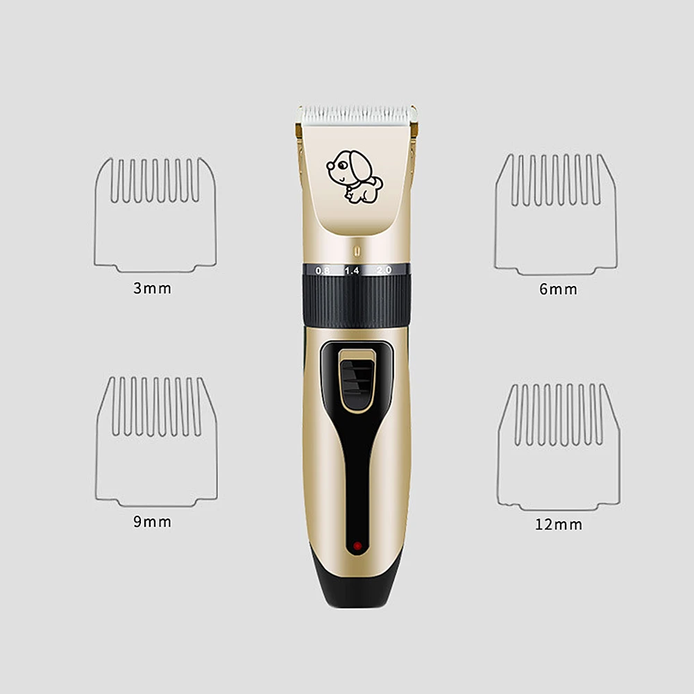 USB перезаряжаемая машинка для стрижки волос с низким уровнем шума для домашних животных, машинка для стрижки кошек и собак, электрическая машинка для стрижки волос