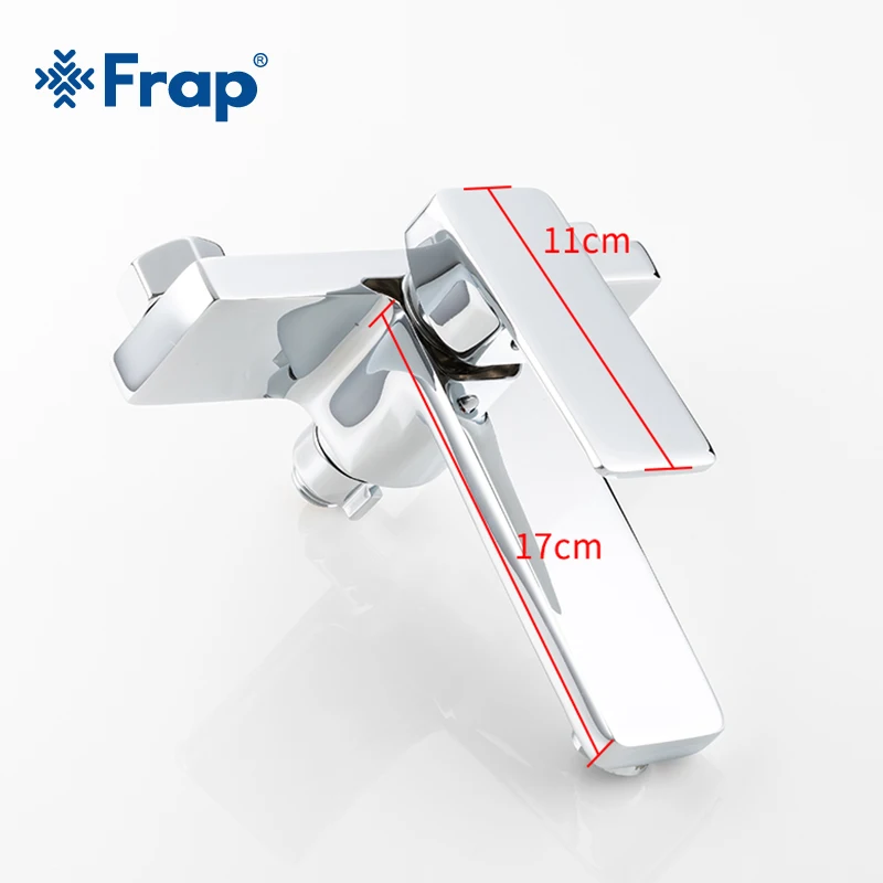 US $60.99 Frap Classic Bathroom Bathtub Shower Faucet Bath Water Faucet Mixer Tap With Hand Shower Head Set Wall MountedF3246
