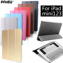 Для iPad Mini 1 2 3, PFHEU ультра-тонкий PU смарт-чехол Магнит Пробуждение сна для apple iPad mini1 mini2 mini3