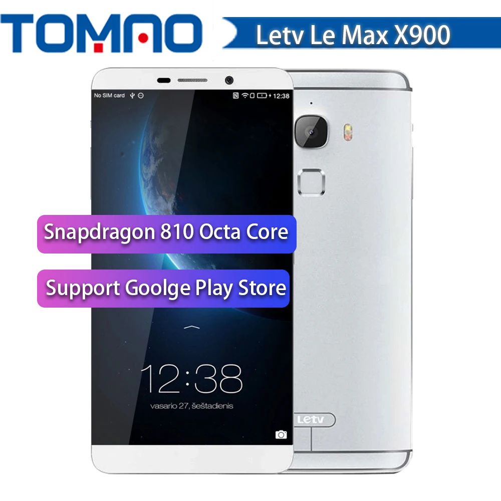 LeEco Letv Le Max X900 6,3" Восьмиядерный процессор Snapdragon 810 NFC 4 Гб ОЗУ 32 Гб ПЗУ мобильный телефон 2560*1440 две sim-карты 21 МП отпечаток пальца