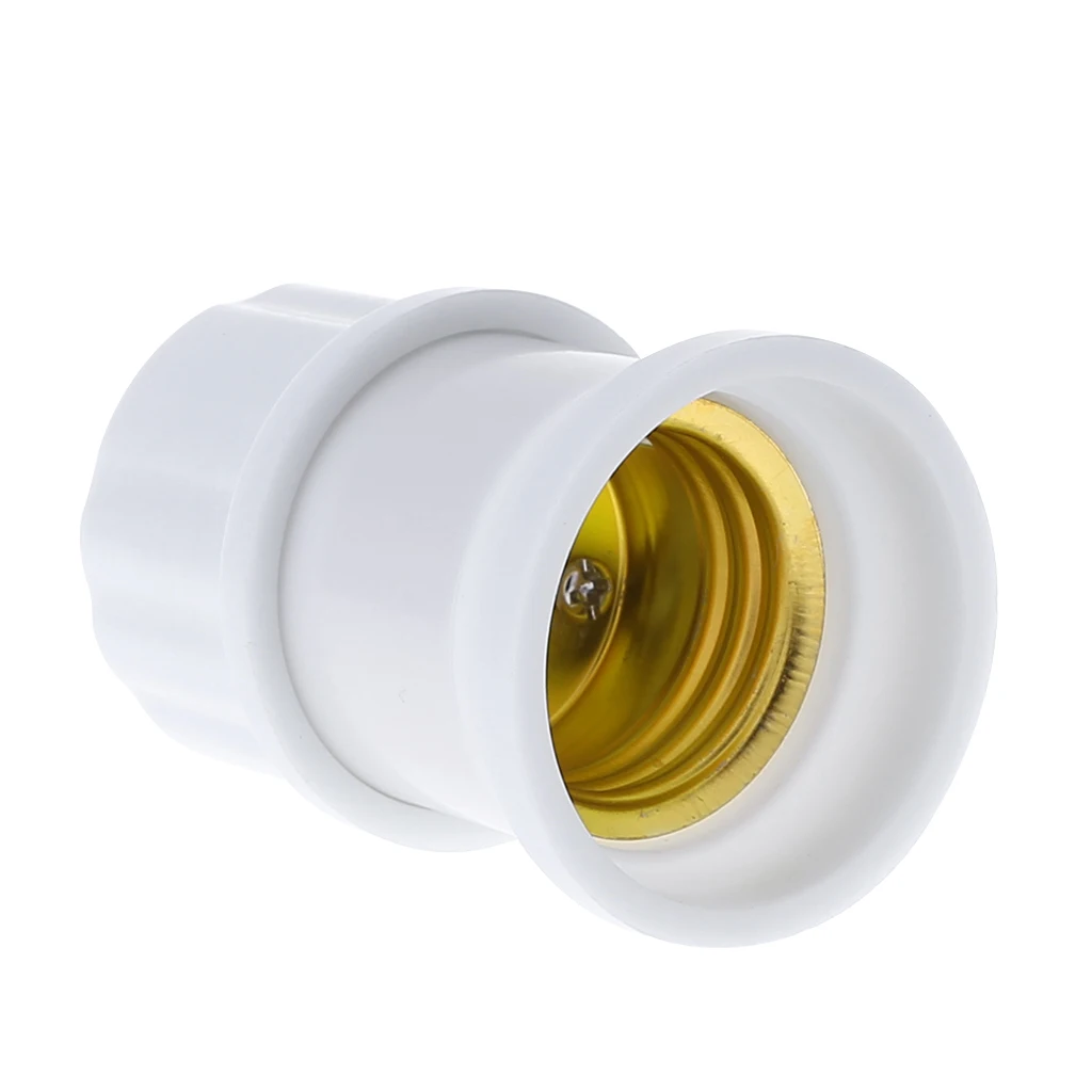 

E27 Plastic Hanging Lamp Thread Base Screw Light Bulb Ceramics Socket Holder Flame Retardant Durable Safe Non Electric leakage